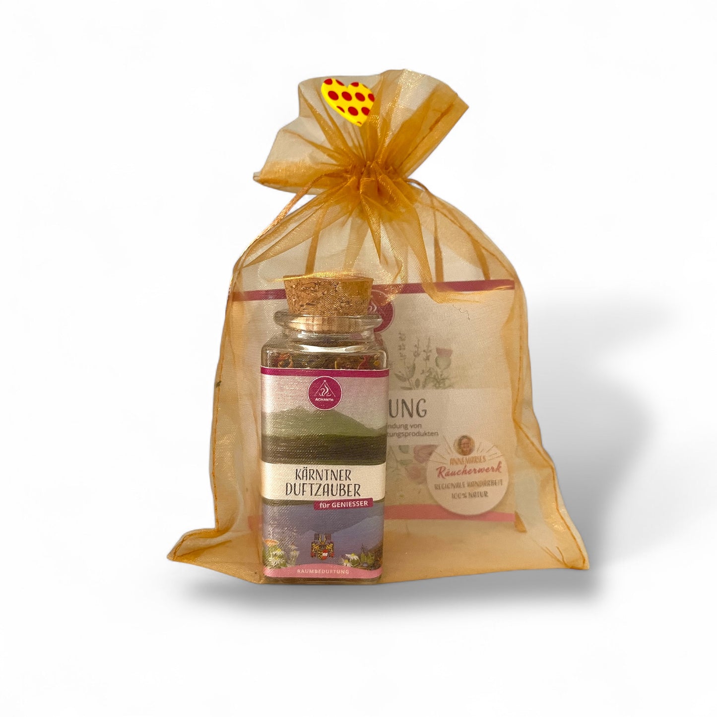 Neu: Raumbeduftung “Kärntner Duftzauber” (100 ml, im Glas)