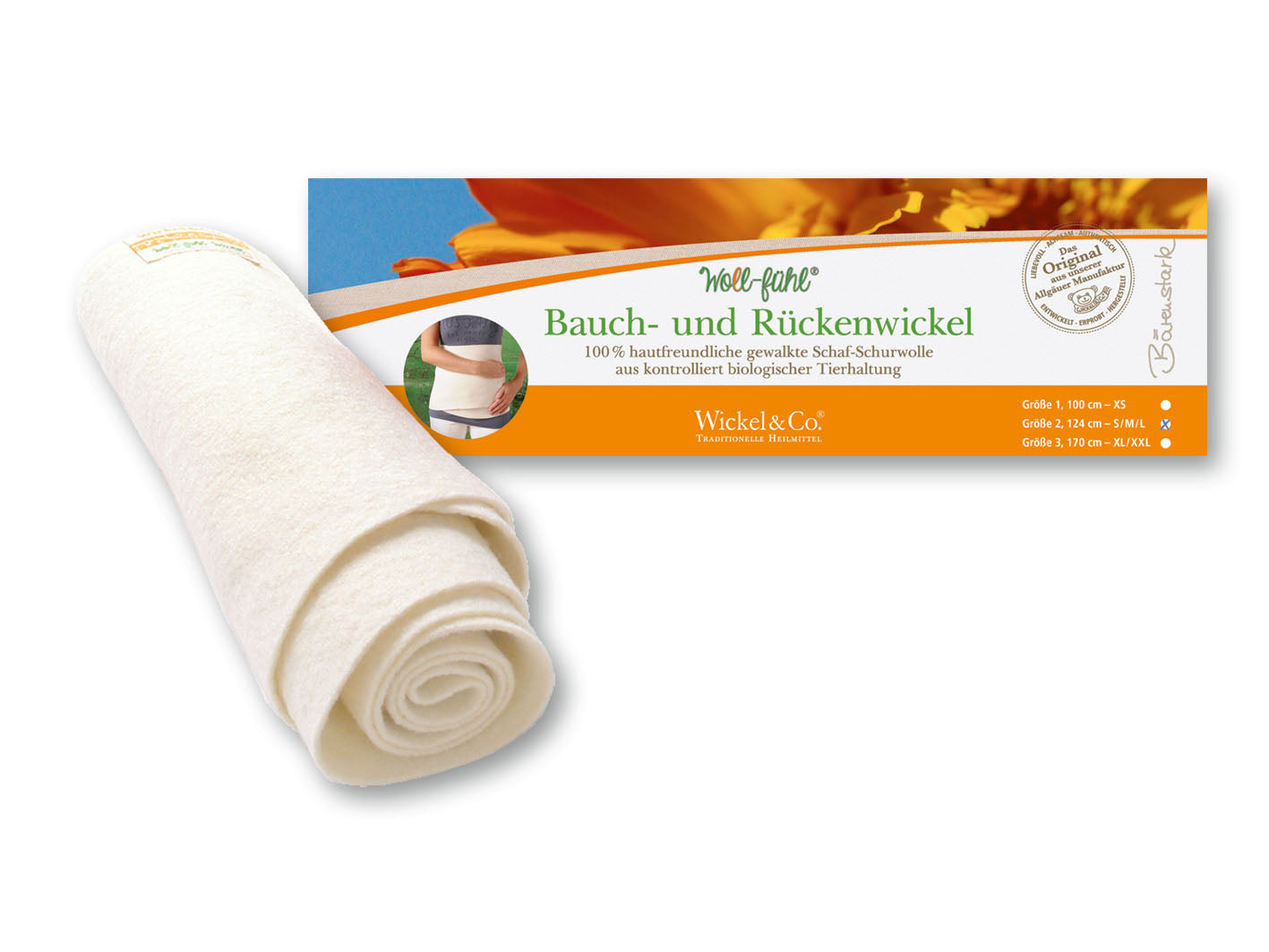 Woll-fühl® Bauch- und Rückenwickel