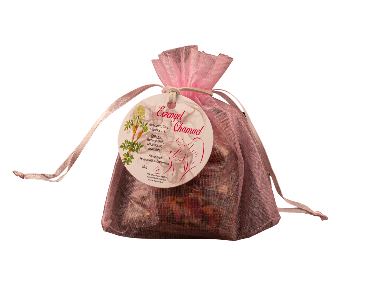 Räucherspezialität Engel “Erzengel Chamuel” in Organza