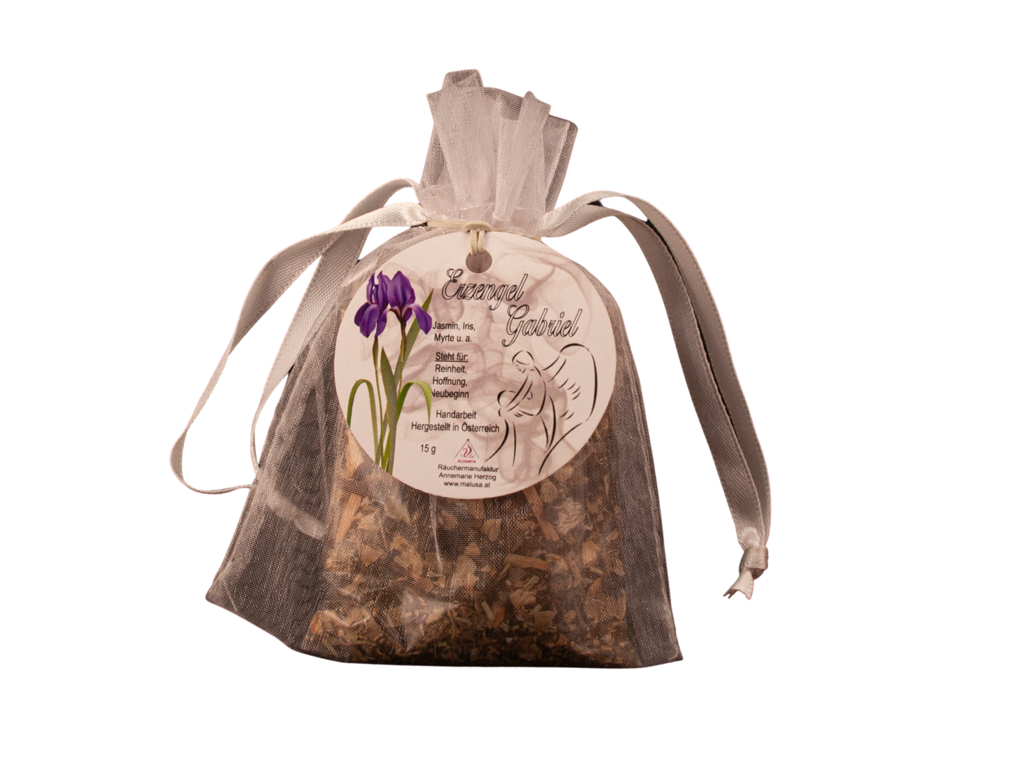 Räucherspezialität Engel “Erzengel Gabriel” in Organza