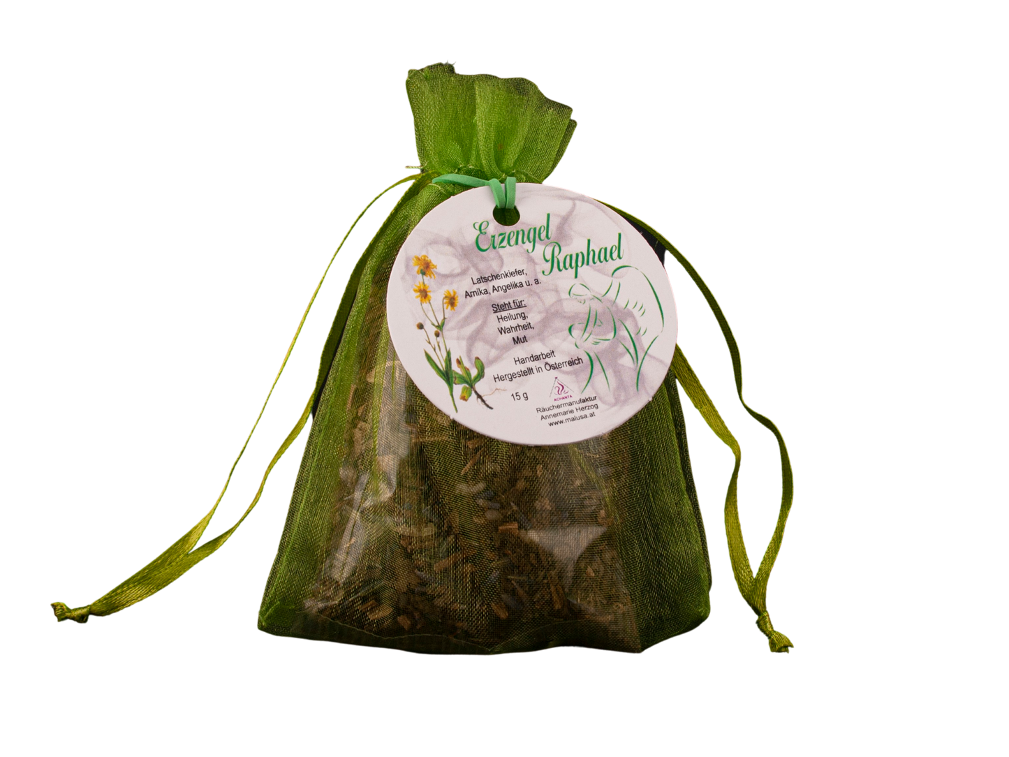 Räucherspezialität “Erzengel Raphael” in Organza