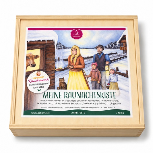 Raunachtskiste aus Holz
