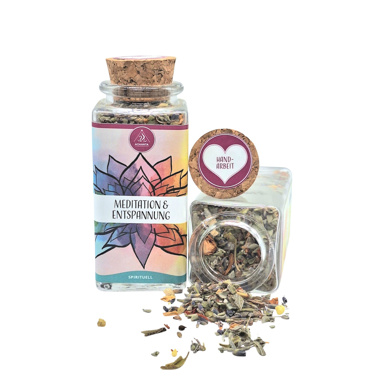 Räucherspezialität "Meditation & Entspannung" (100 ml, im Glas hoch)