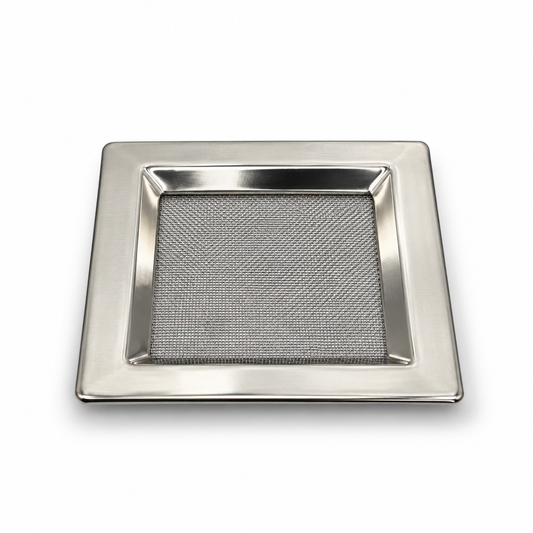 Ersatzsieb, quadratisch silber