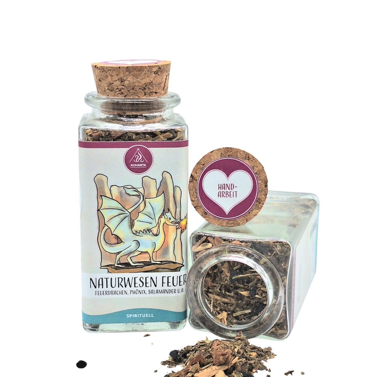 Räucherspezialität Naturwesen des Feuers (100 ml, im Glas hoch)