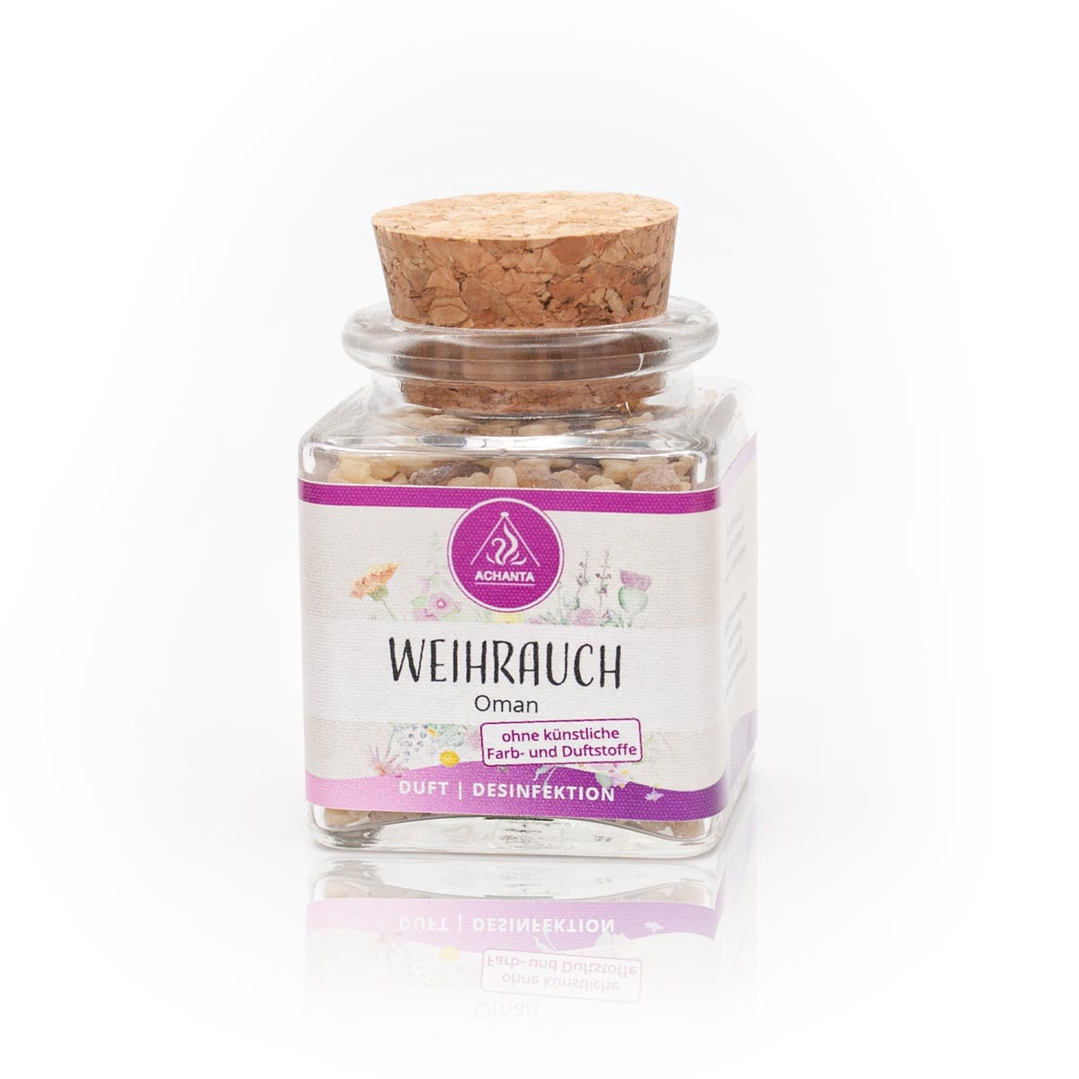 Weihrauch “Oman” (50ml, im Glas) – Achanta Räucherwelt